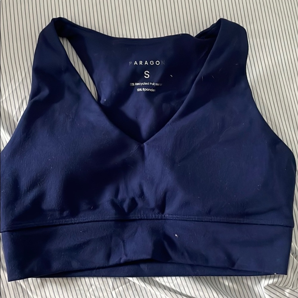 Paragon Fitwear Plunge Sports Bra; Size Small